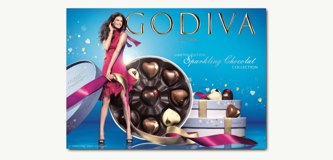 GODIVA OOH B0ポスター